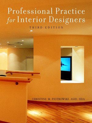 cover image of Professional Practice for Interior Designers